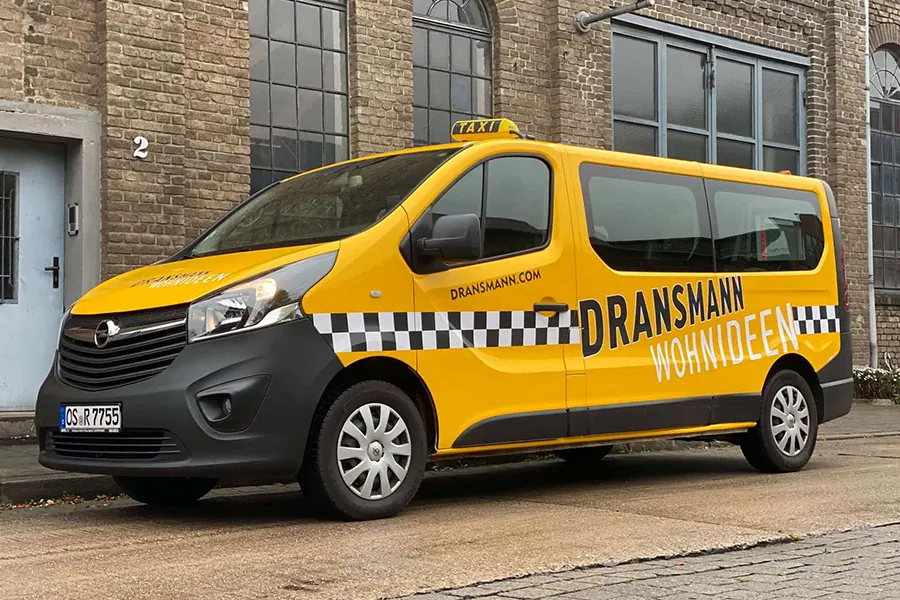 Taxi-Werbung